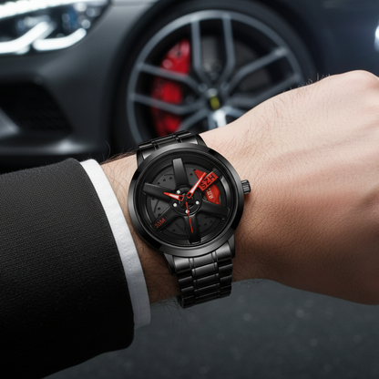 All-black watch lifestyle