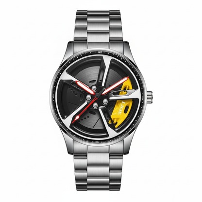 Yellow watch studio shot